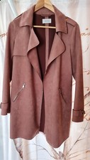 Cartoon Velour-Mantel Trenchcoat gold-braun Gr. 38
