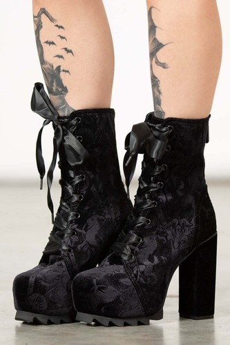 Killstar plateaustiefel - plateaustiefel,