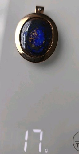 585 gold anhäner mit boulder - anhäner,