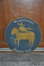 Altes Handgemaltes Holzschild