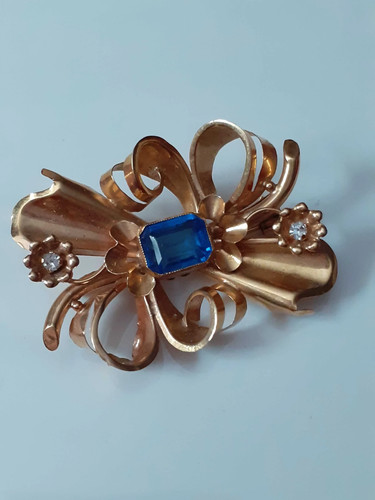 800 gold karat brosche - 800, 19,2