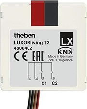 Theben 2-fach Binäreingang-Tasterschnittstelle LUXORliving T2, weiß