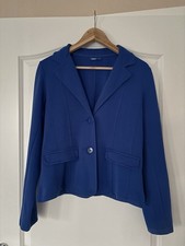 Damen Sweat-Blazer - Royalblau