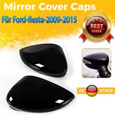 2 Stk Spiegelkappe Gehäuse Abdeckung Lackiert Schwarz Für Ford B-Max JK Fiesta 6
