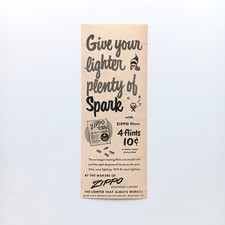 1948 Zippo Flints USA