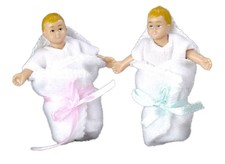 Puppenhaus Zwillingsbabys