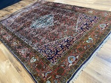 Antiker Perser Orientteppich Old Bidjar Rug Tapis Handgeknüpft Rare 160x115cm