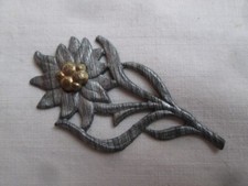 Edelweiß Abzeichen Kappenabzeichen - Deutsches Reich - RZM - M 1 / 1??8 - 40er J