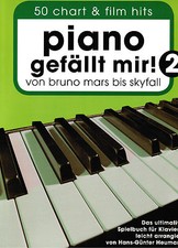 Klavier Noten  Piano gefällt mir 2 - 50 CHART und FILM HITS - SPIRALBINDUNG
