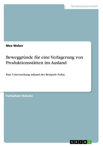 Beweggründe für eine