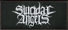 SUICIDAL ANGELS - LOGO - Woven Patch / Aufnäher