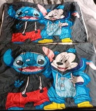Disney Stitch Und Mickey Maus Bettwäsche 3 Teilig Bettbezug