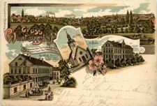 Gruss aus Wintersdorf - Litho