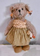 DDR Spielzeug Teddybär mit Puppe  Sonneberg Rainer Martin 19cm rar ab 3 Jahre