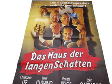 Das Haus der langen Schatten Altes Vintage Kino Film Plakat Poster A1 Gefaltet