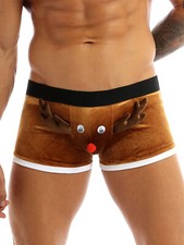 DE ranrann Herren Männer Boxershorts Lustig Weihnachten Unterwäsche Shorts Brief