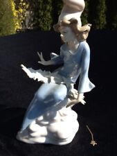 Lladro Porzellan Figur Sterntaler Fee mit Sternen Fairy with stars 1980er Jahre