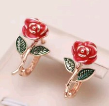 Luxus Ohrringe Huggie 585er