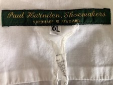 Paul Harnden Shoemakers Hemd Größe XXL Weiß Top Zustand Made In England Vintage