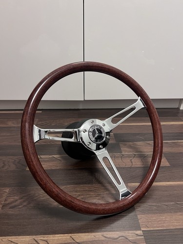 Holzlenkrad mercedes style mit - holzlenkrad,