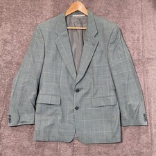 Sakko Anzugsjacke Signe Incognito Mintgrün Karo Gr 48 Made in Italy 80er 90er