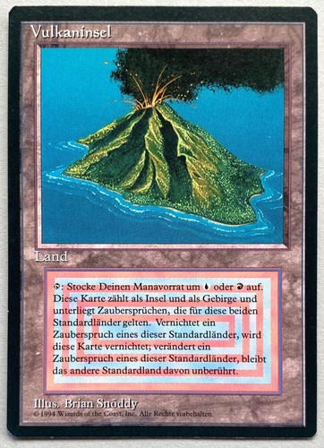 Mtg fbb german - volcanic, island