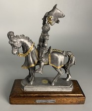 Zinn Figur Ritter auf Pferd