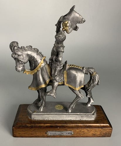 Zinn figur ritter auf - zinn,