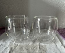2er-Set doppelwandiges xxL Thermoglas 400 ml