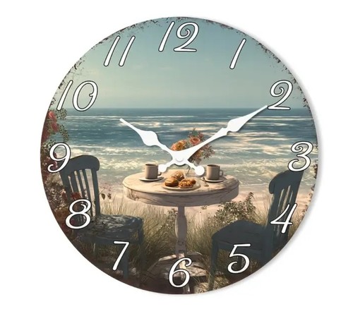 Wanduhr meer stand groß - wanduhr,