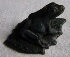 Antiker Frosch,Metall,wohl Bronze,nicht magnetisch,vor 1900,7,8x5,1x4cm,unsignie