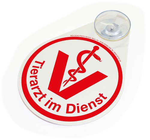 Autoschild für die - , scheibe