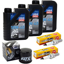 3L Öl Inspektion für Suzuki SV 650 S AV SV650 N 1999-2002 Set Ölfilter Zündkerze