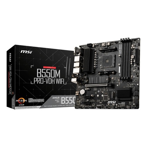 Motherboard msi b550m - motherboard, pro-vdh