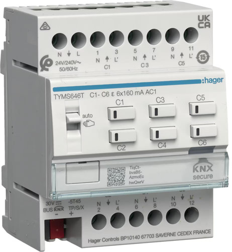 Hager heizungsaktor 6fach knx - heizungsaktor,,