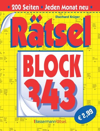 Rätselblock 343 exemplare - rätselblock,