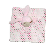 WIE NEU * Ergee KIK Häschen Hase weiß rosa Schmusetuch Schnuffeltuch Kuscheltuch