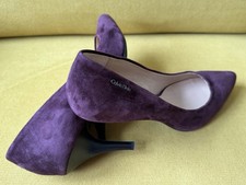 Pumps Damenschuhe - Calvin Klein - Wildleder - Farbe Brombeere - Größe 41