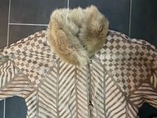 Damen Wintermantel Ledermantel