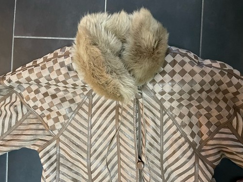 Damen wintermantel ledermantel - wintermantel,