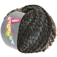 ragazza twist 50g Lana Grossa fb. 003 Hellgrau/Grau/Anthrazit Merinogarn