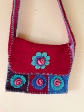 Wollfilz tasche blumen - tasche,