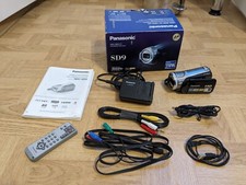 Panasonic HD Camcorder HDC-SD9 SD 9 AVCHD 1920x1080 Viel Zubehör 4gb 