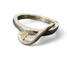 moderner Damenring 925/-