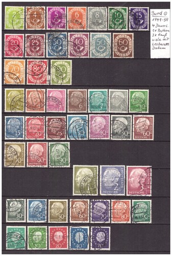 Bund 1949 1959 dauerserien - 4,