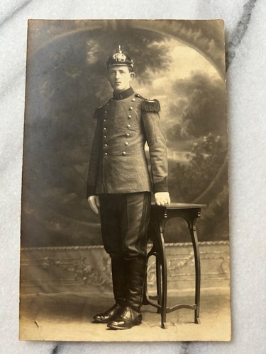 Fotokarte deutsche soldat - deutsche, in