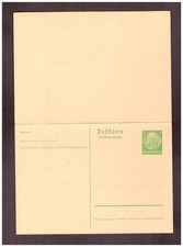 Deutsches Reich 1933-45 Postkarte/Antwortkarte mit Hindenburg-Frankatur ungebr.2