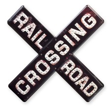 Eine geprägtes Blechschild