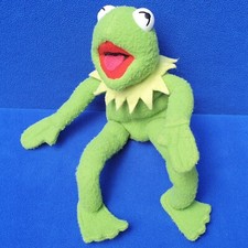 DISNEY MUPPETS KERMIT FROSCH STOFFTIER 30 CM BIEGSAM JIM HENSON GRÜN FROG