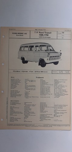 Ford transit 1500 1750 - (d):,